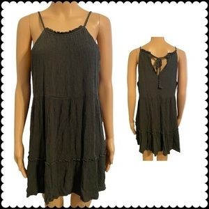 Blue Rain Women’s Green Tiered Rayon Sleeveless Tunic Blouse